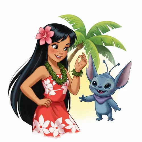 Lilo and Stitch: Capturing Hawaiian Culture in Vibrant Colors