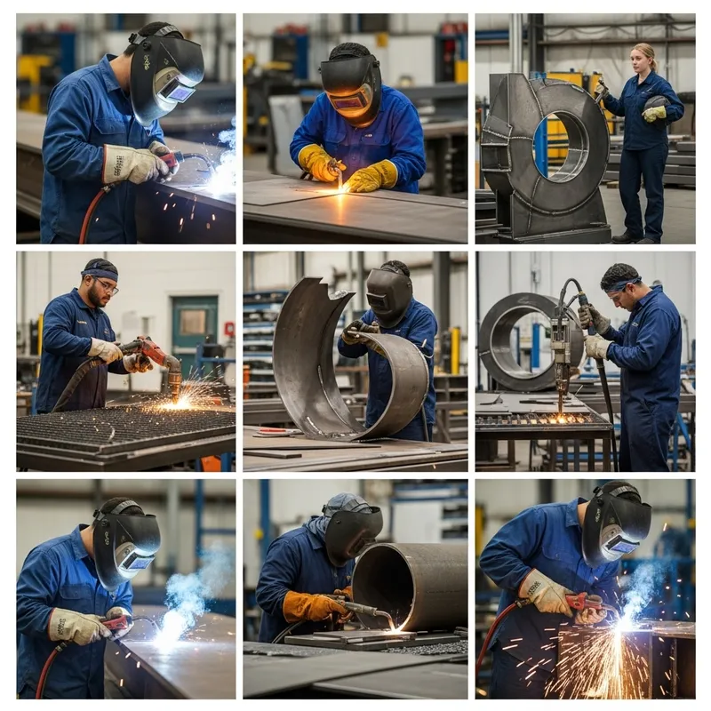 Quality Steel Fabrication with Skilled Welders