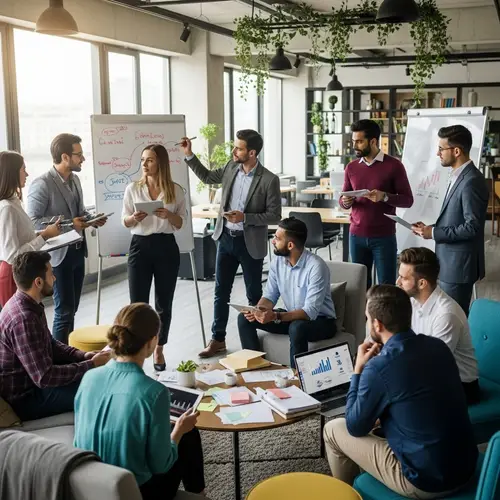 Dynamic Workspace Fostering Innovation and Collaboration