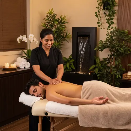 Tranquil Spa Setting for Relaxing Massage | Oasis of Calm