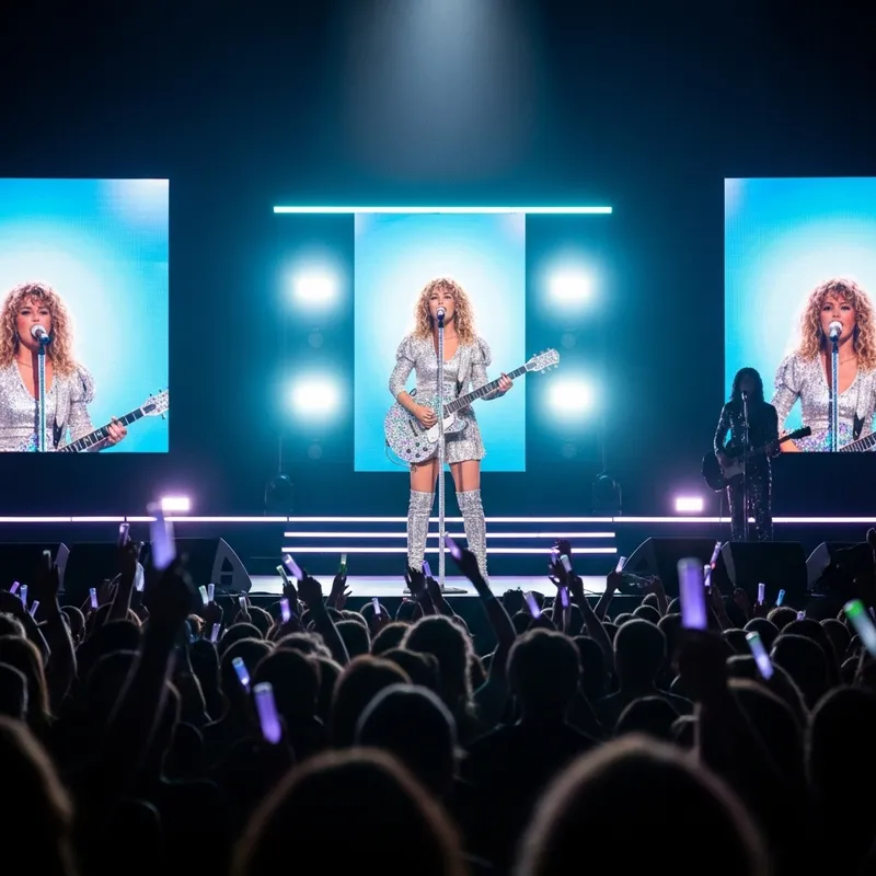 Energetic Taylor Swift Inspired Concert Experience