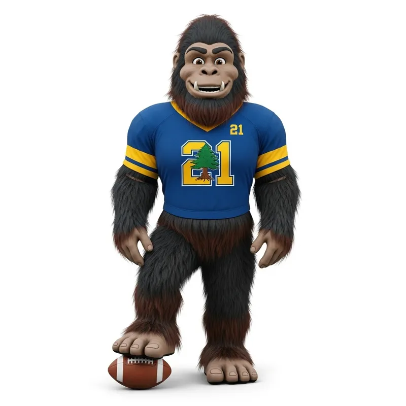 Friendly Sasquatch High School Mascot Image Friendly Sasquatch High School Mascot Image