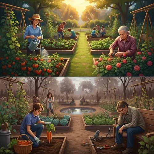 Harmonious Communal Garden & Disconnected Transformation