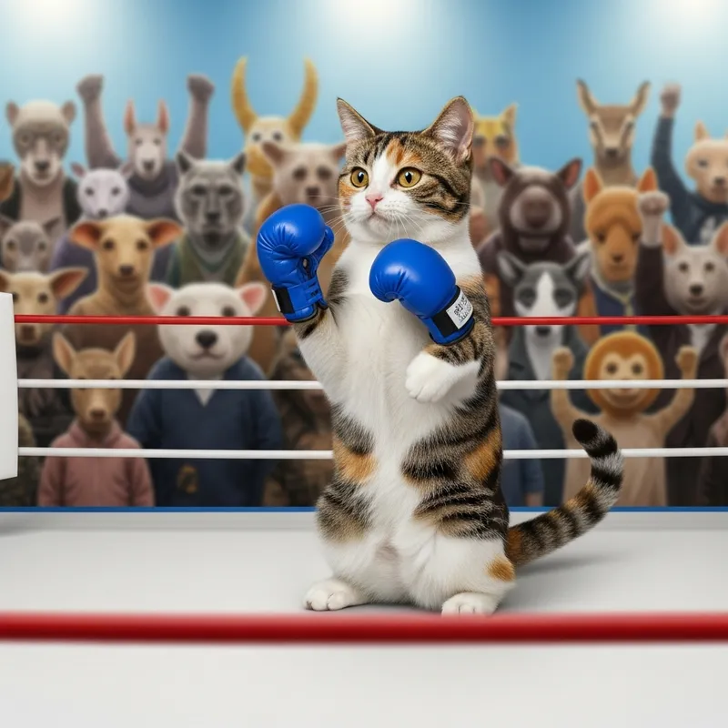 Playful Cat Boxing | Adorable and Fun Match-Up Playful Cat Boxing | Adorable and Fun Match-Up