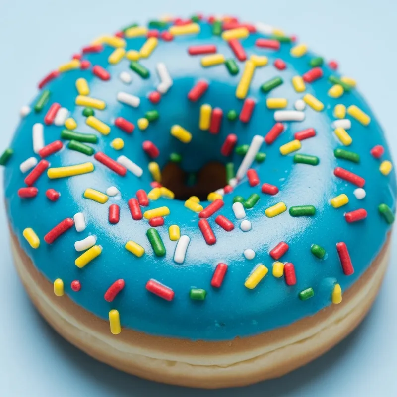 Blue Sprinkle Donut: Irresistibly Delicious Treat
