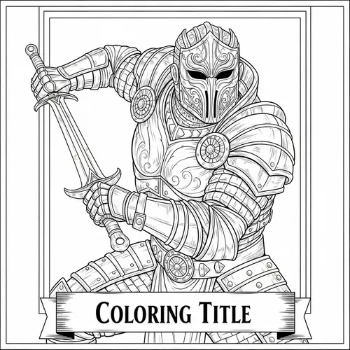 Detailed Juggernaut Coloring Book Cover Art