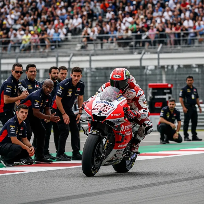 Marc Marquez: Thrilling Race Action at Full Speed