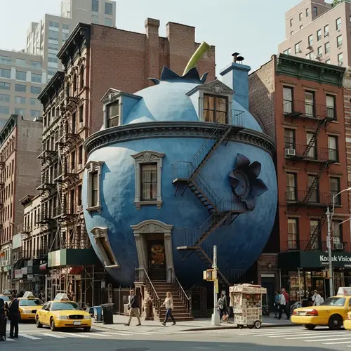 Blueberry Shaped House in New York City