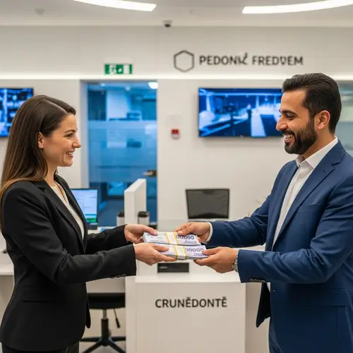 Financial Freedom Journey: Two Million Crowns Exchange Scene