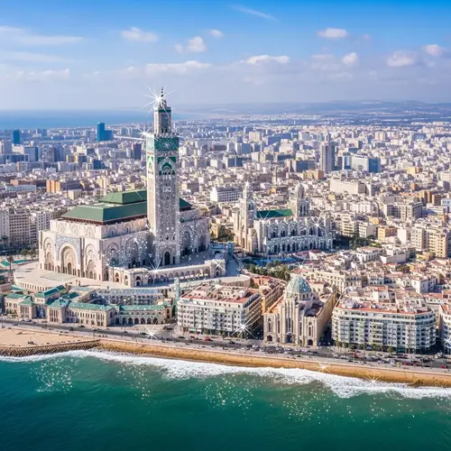 Glamorous Casablanca: City Adorned with Sparkling Strass Stones