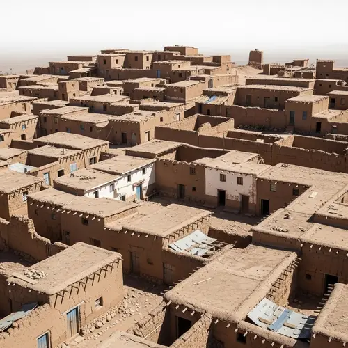 Ancient Adobe City: Urban Evolution & Adaptation