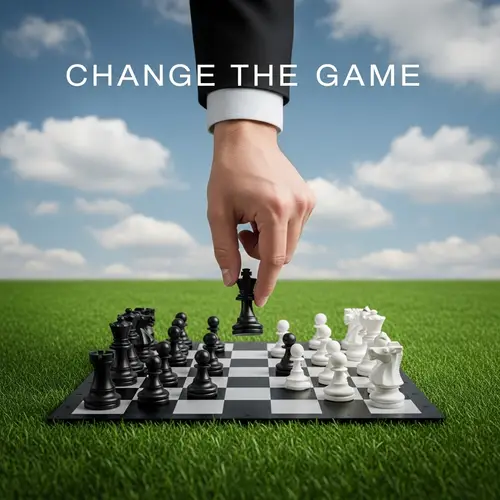 Change the Game: Major Strategy Shift Illustration