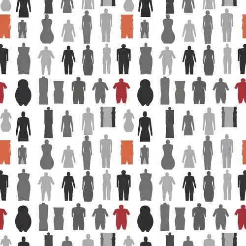 Diverse Body Shapes Wallpaper Design | Abstract Patterns