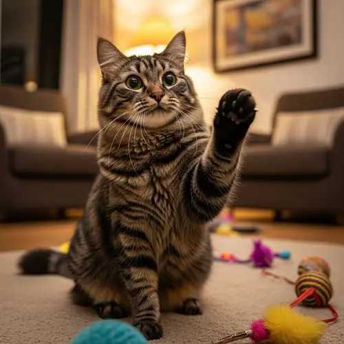 Lovisa: Fluffy Domestic Feline with Grace and Agility