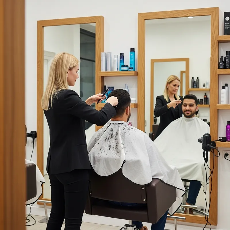Stylish Middle-Eastern Man's Haircut