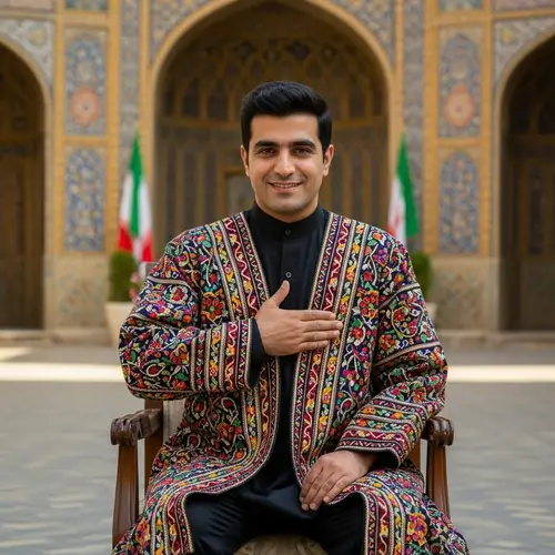 Traditional Iranian Man: Cultural Richness and History Displayed