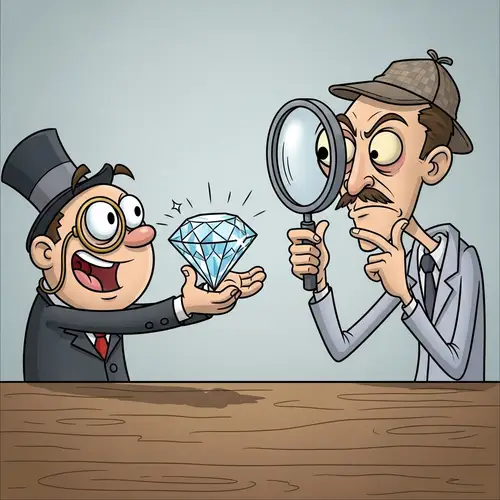 Funny Diamond Exchange Cartoon Meme