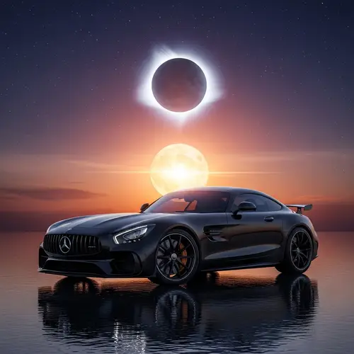 Mercedes GTR Black Series: Eclipse Elegance