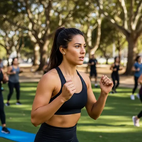 Mujer en Brasier: Empower Your Outdoor Workout