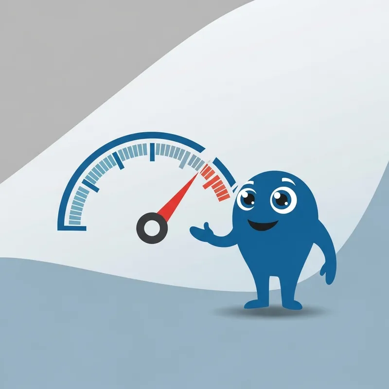 Friendly Blue & Grey Mascot Design: Expert Helper & Assistant