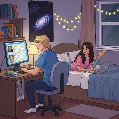 Teenagers Chatting Online: Join the Conversation Now