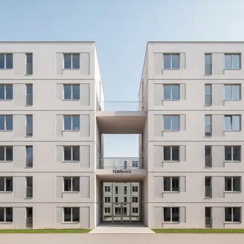 Minimalistic Housing Building with 20 Units