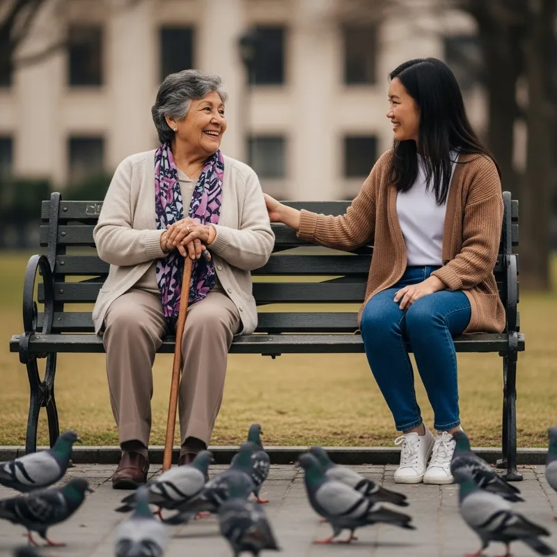 An Empathic Encounter: Anna and Mia in the Park