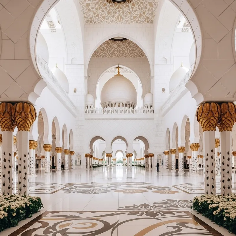 Grand White Interiors of the Embassy of Saudi Arabia | Architectural Splendor
