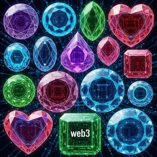 Web3 Gems: Futuristic Digital Gemstones for Crypto Era