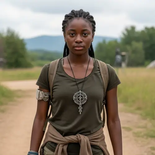 16-Year-Old Black Female Tribute in Dystopian Survival Game