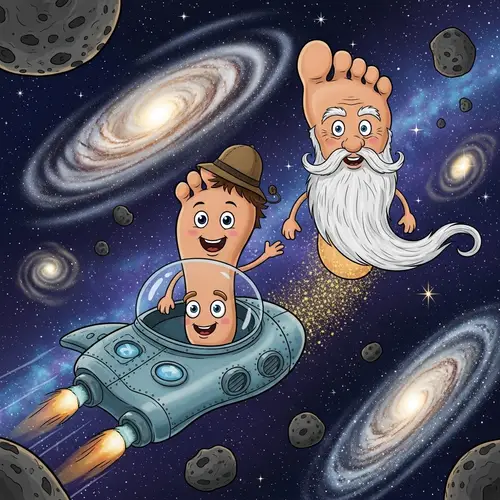 Foot Adventures: A Cheery Space Opera with Feet Characters
