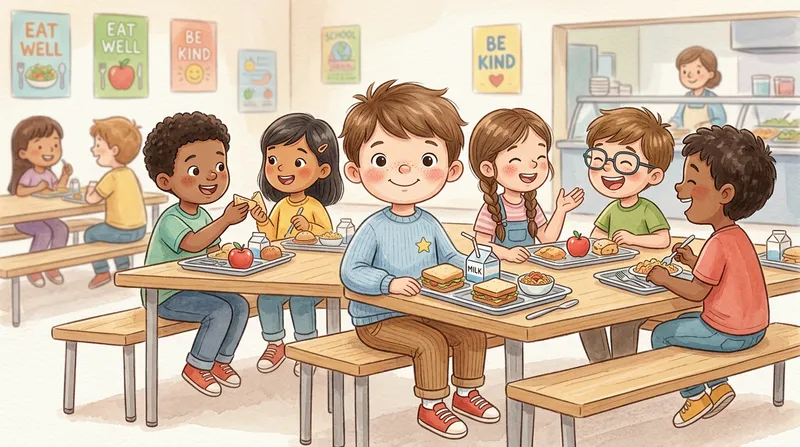 David's Cafeteria Adventure - A Children's Story David's Cafeteria Adventure - A Children's Story