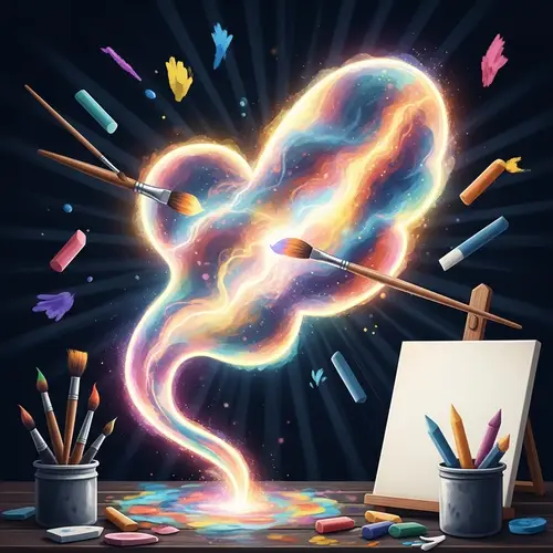 Soul as Artist: Abstract Creation Process | Artist's Glow