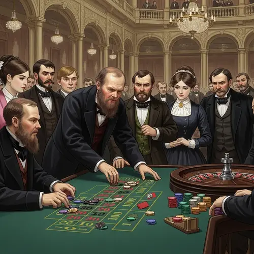 Iconic Moment from The Gambler by Fyodor Dostoevsky