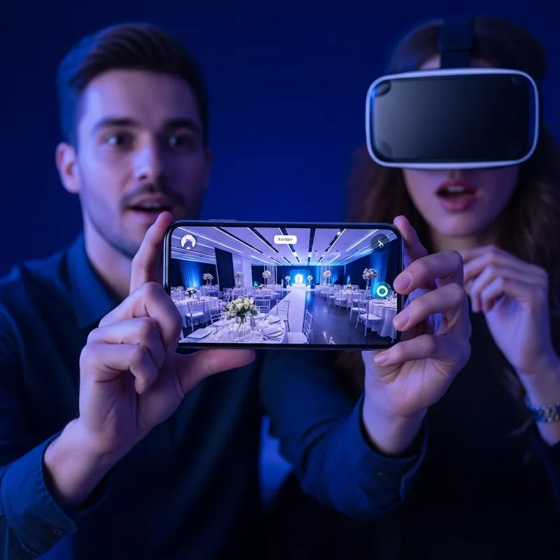 Futuristic VR Wedding Venue Tour | Immersive Experience with Elegance
