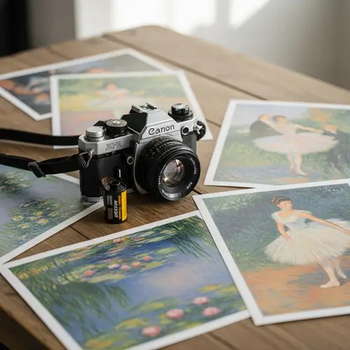 Professional Photography Branding with Impressionist Elements