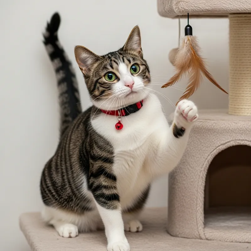 Playful Mixed Breed Cat - Lively & Curious Feline