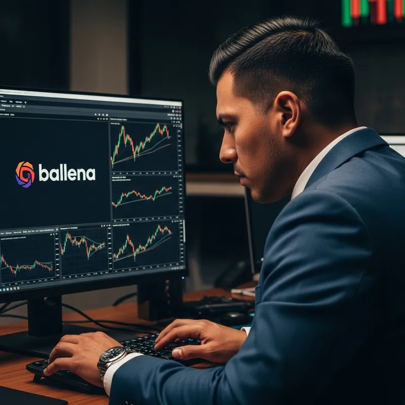 Focused Latino Trader Analyzing Stock Markets Focused Latino Trader Analyzing Stock Markets