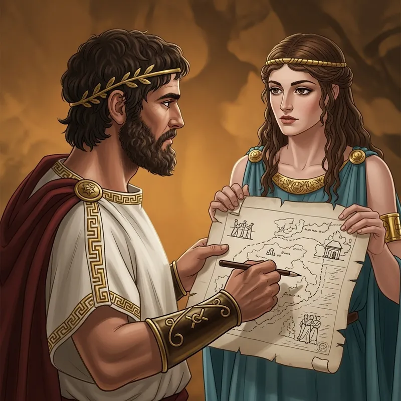 Odysseus and Circe: A Mythical Escape Plan