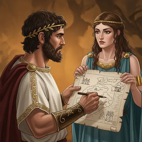 Odysseus and Circe: A Mythical Escape Plan