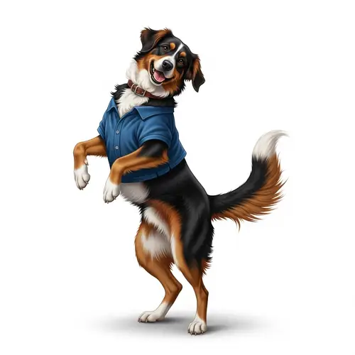 Joyful Dancing Dog | Beautiful Medium Breed Dog Dancing