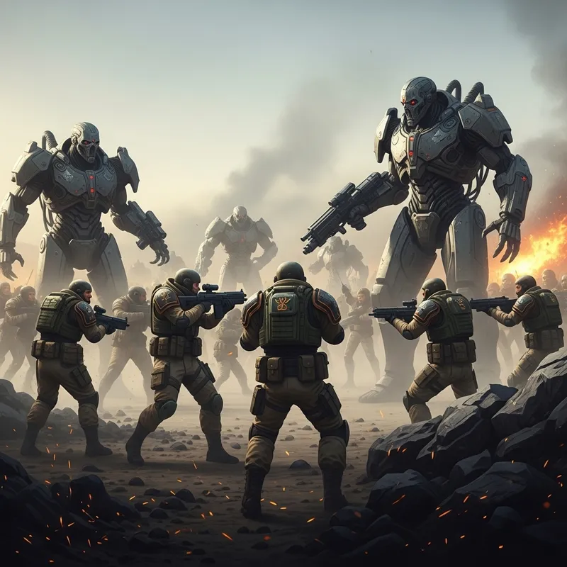 Astra Militarum vs. Iron Warriors Battle Astra Militarum vs. Iron Warriors Battle