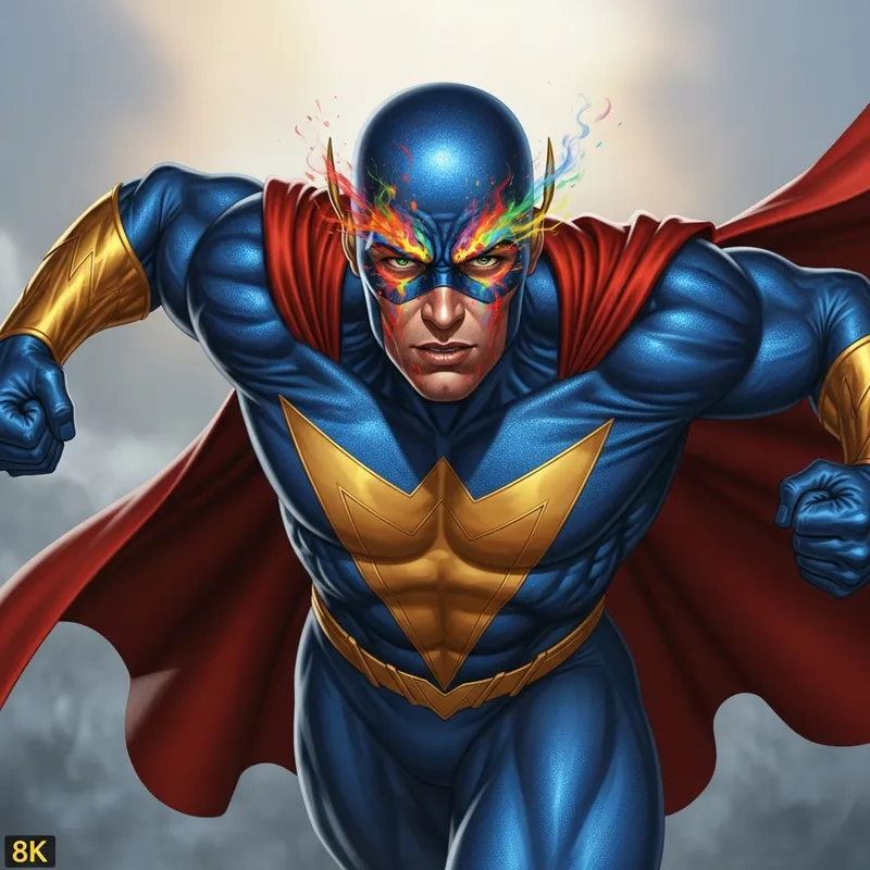 Powerful Superhero Energy in Dynamic 8K National Geographic Style Powerful Superhero Energy in Dynamic 8K National Geographic Style