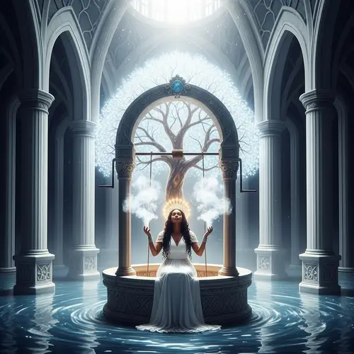 Woman of Profound Glow in New Jerusalem Throne Room