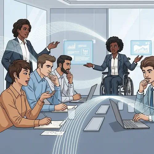 AI-Enhanced Teamwork: Diverse Collaboration Scene