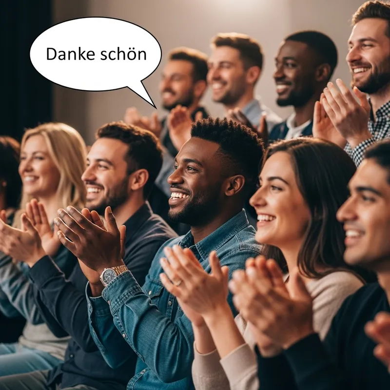 Diverse Group 'Thank You' Applauding | Multicultural Applaus