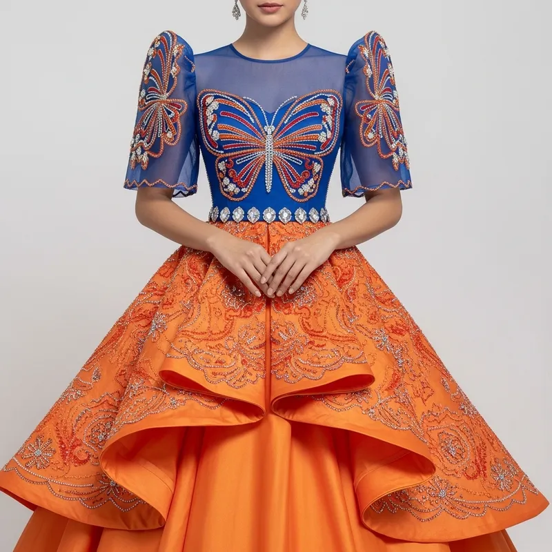 Exquisite Filipiniana-Inspired Prom Gown | Cultural Couture Exquisite Filipiniana-Inspired Prom Gown | Cultural Couture