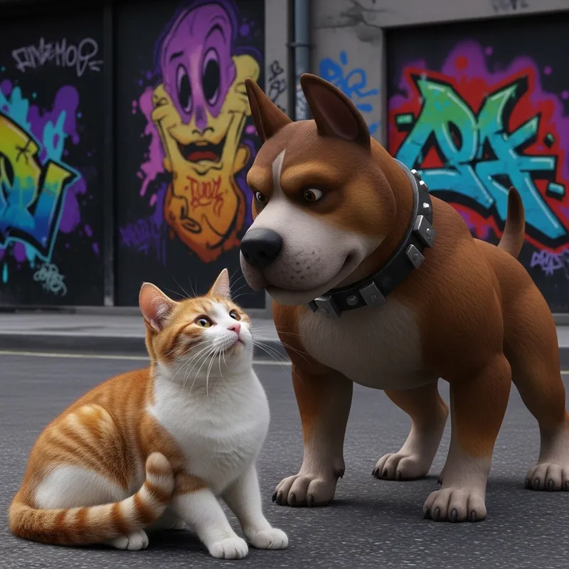 Virtual Showdown: Cat vs Dog in GTA 5