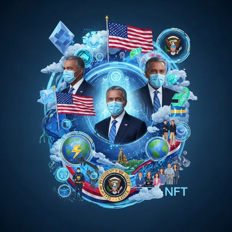 NFT Artwork Celebrating Biden's Vision and Leadership