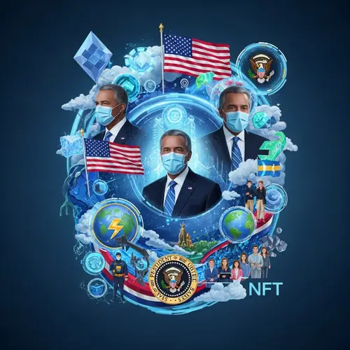 NFT Artwork Celebrating Biden's Vision and Leadership